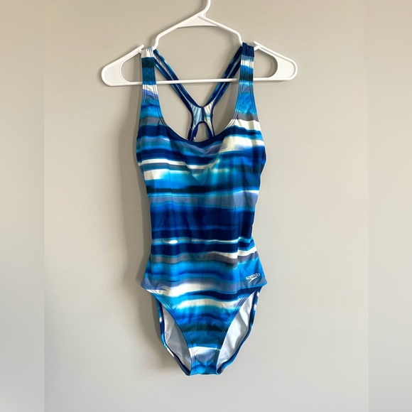 Speedo Women's Ocean Wave One-Piece Swimsuit Size 10 - Picture 8 of 8